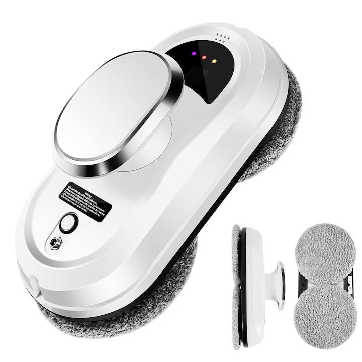 Robot de curatare geamuri, OVERTANG, 5600Pa putere de aspiratie, control de la distanta, accesorii incluse