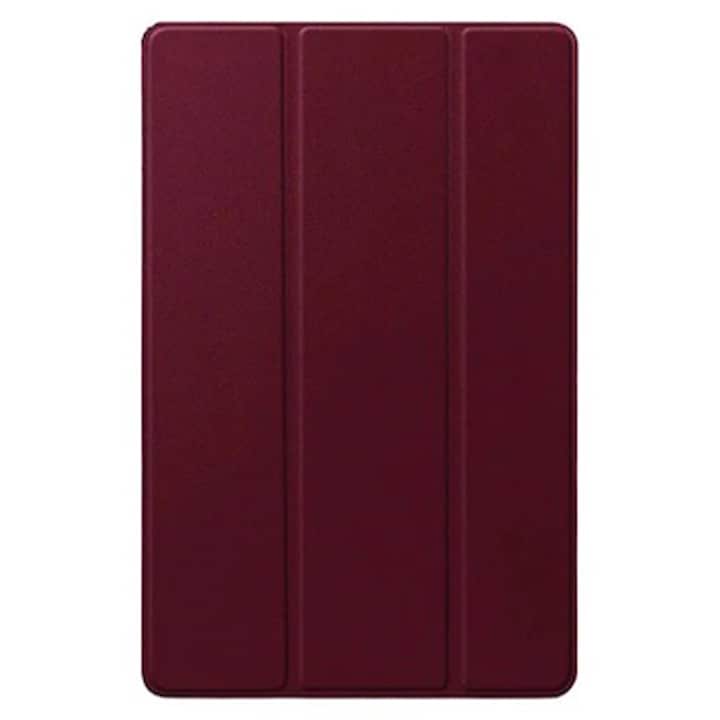 Husa compatibila cu Samsung Galaxy Tab S7 11 inch, Tip carte, Bounce Comando, Protectie completa, Stand, Visiniu