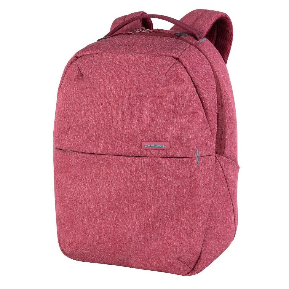 Ghiozdan business CoolPack Groove Snow Burgundy, 41 x 29 x 16 cm, Rosu