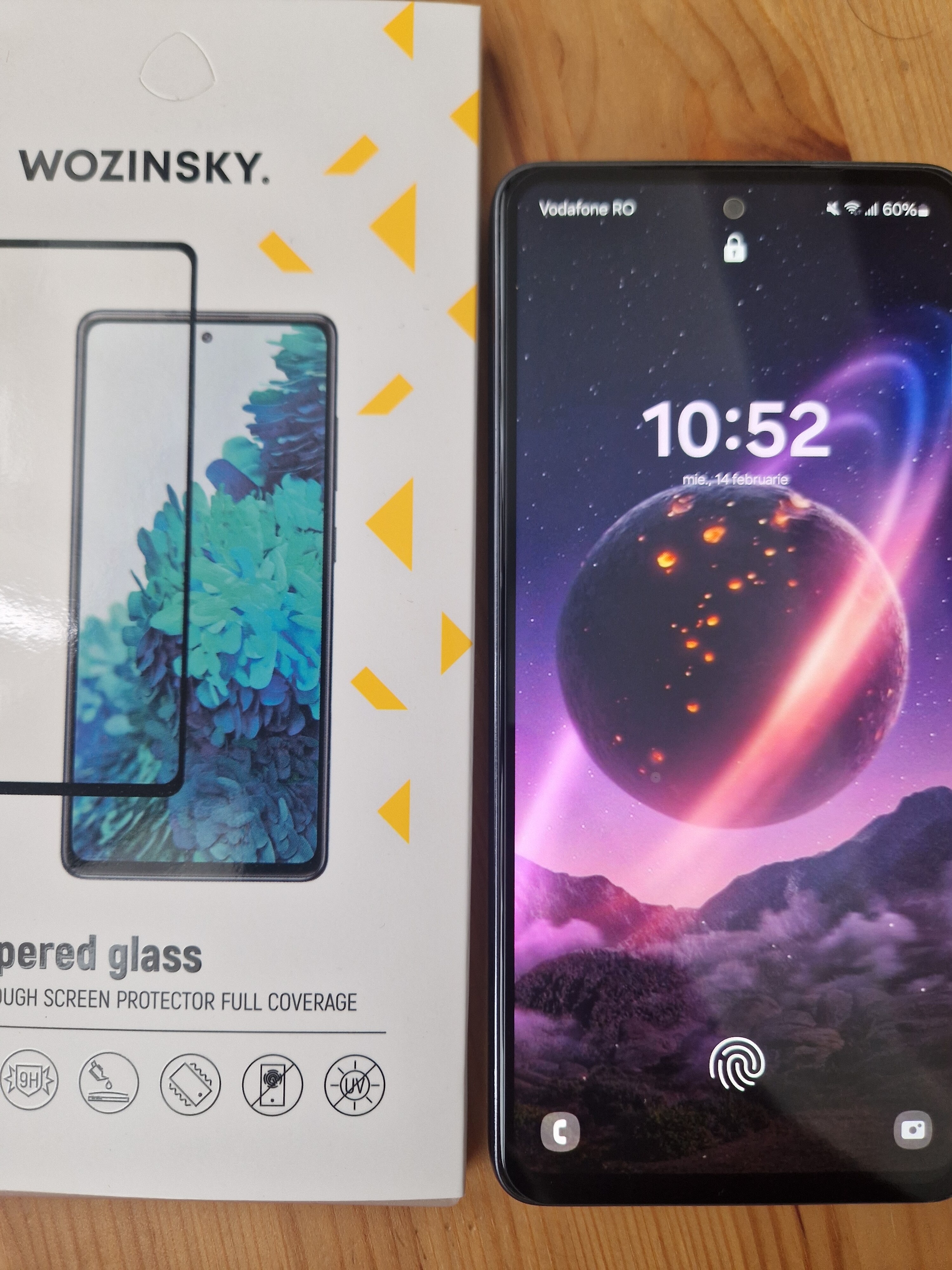Folie sticla Wozinsky pentru Samsung Galaxy A53 5G, Full Cover ( acopera tot ecranul), Full Glue, Negru