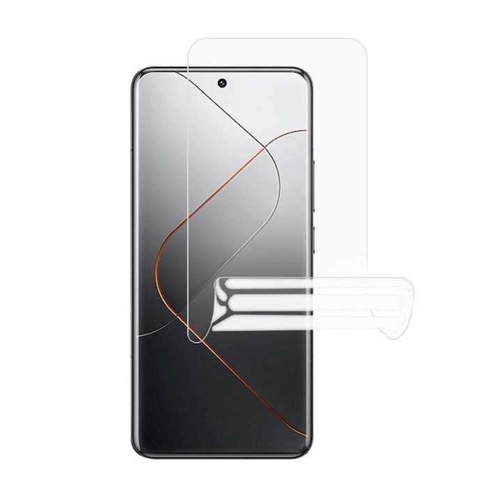 Folie Silicon Ecran pentru Motorola Moto G06, Silicon Hydrogel Regenerabil, Flexible Hydro-Crystal, Protectie Completa, Full Glue, Instalare usoara, Set complet pentru Instalare