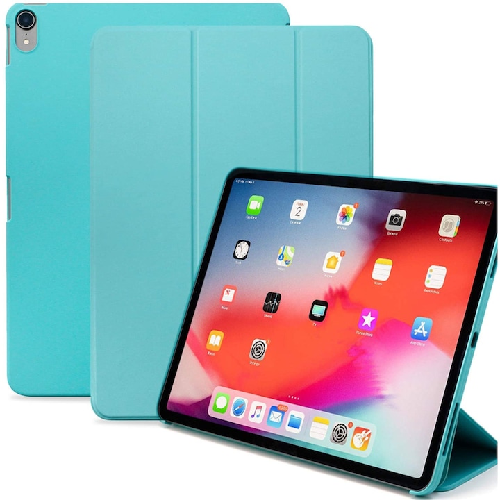 Husa pentru iPad Pro 2018, 12.9 inch, Khomo, Albastru
