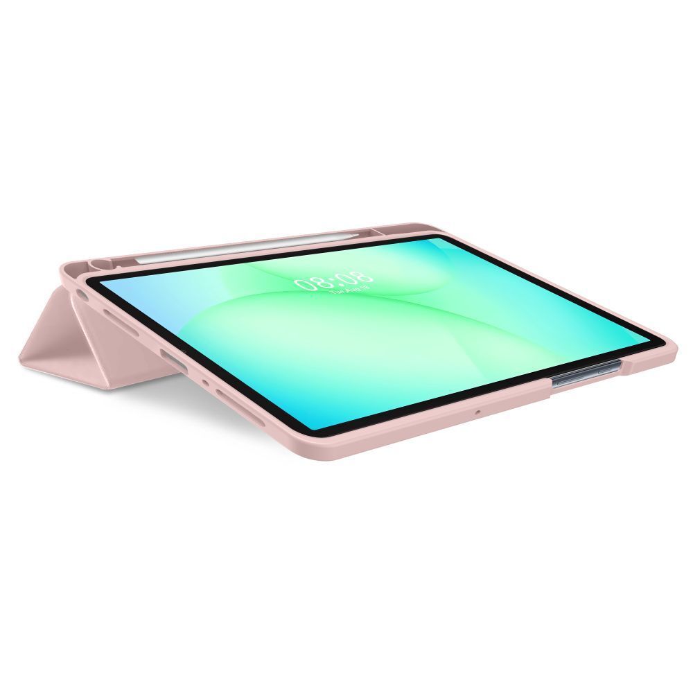 Husă tabletă, Tokgalaxis, Compatibilă cu Samsung Galaxy Tab A11 8.7x133/X135, Roz, Suport pentru creion