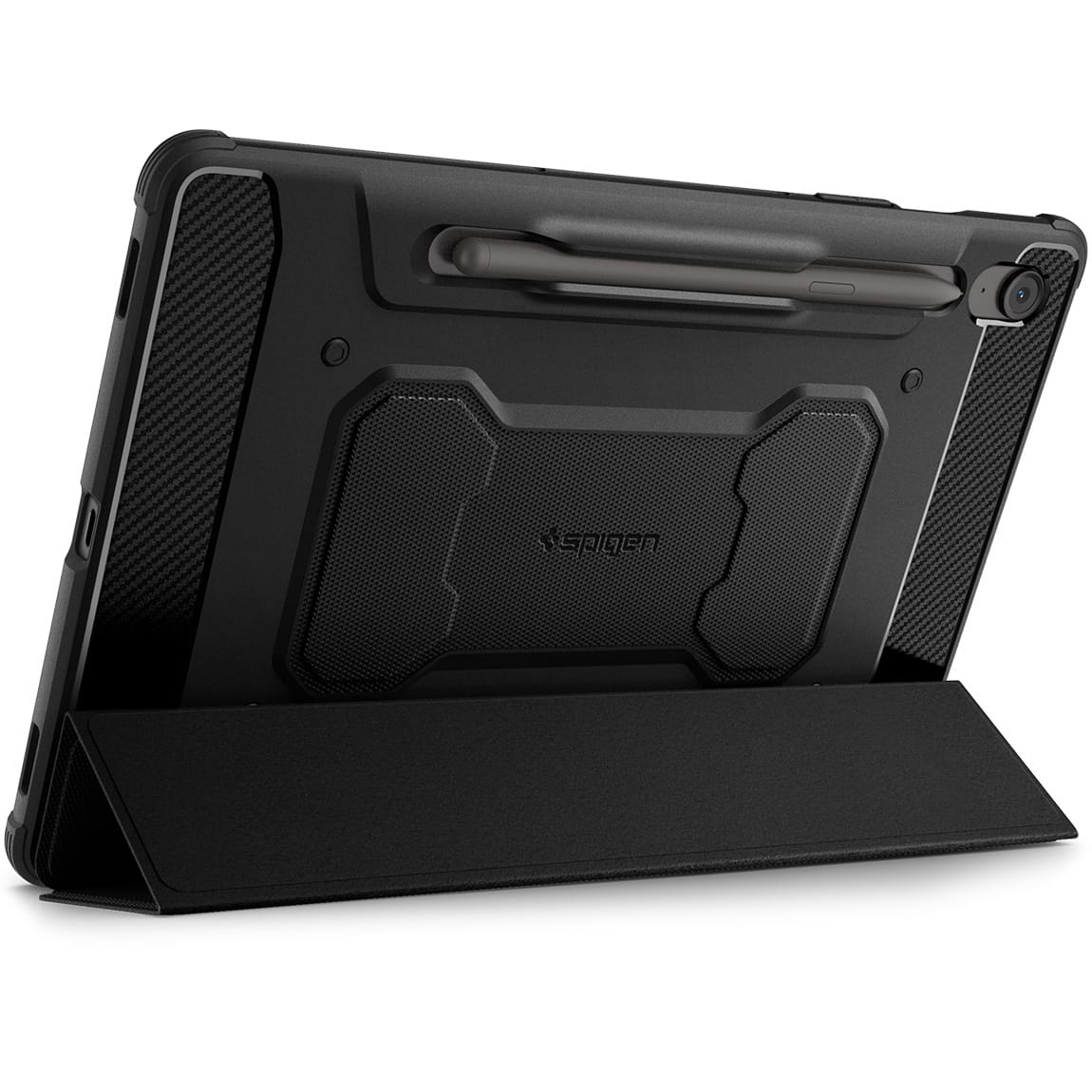 Husa tableta Spigen Rugged Armor Pro pentru Samsung Galaxy Tab S10 FE / Tab S9, negru