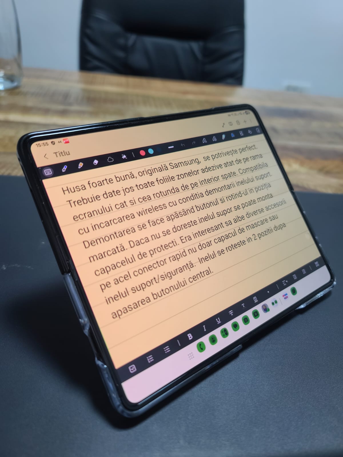 Husa de protectie Samsung Clear Gadget Case pentru Galaxy Fold5, Transparent