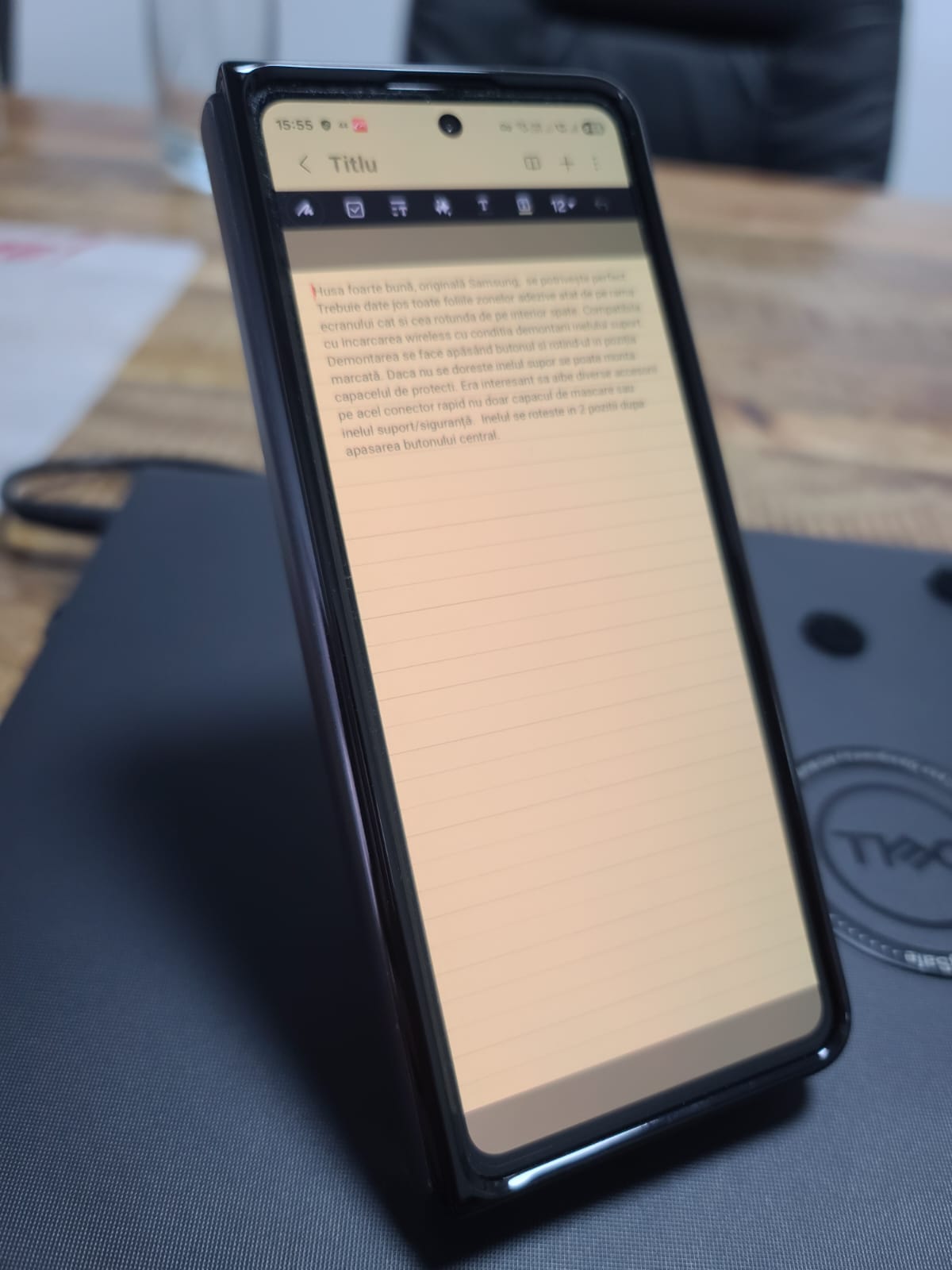 Husa de protectie Samsung Clear Gadget Case pentru Galaxy Fold5, Transparent