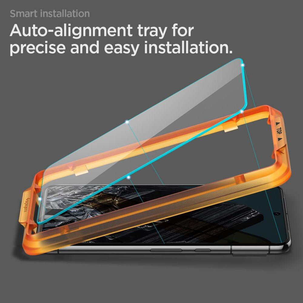 Set 2 folii pentru Google Pixel 8 Pro, Spigen Glas.TR Align Master, transparent