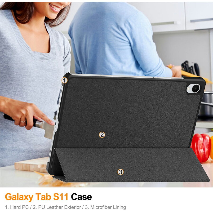 Husa pentru Samsung Galaxy Tab S11 - Techsuit FoldPro - albastru