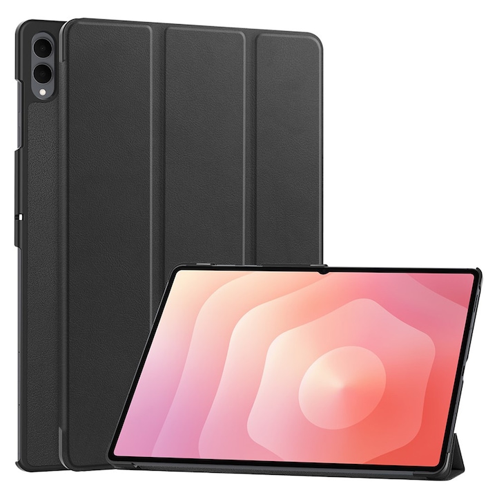 Husa pentru tableta Galaxy Tab S11 Ultra, Fold Pro, Negru, protectie 360