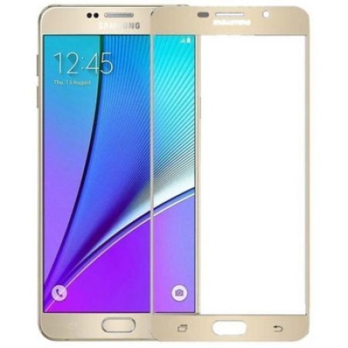 Folie de sticla 3D, 9H pentru Samsung J5 2017 PRO, Auriu
