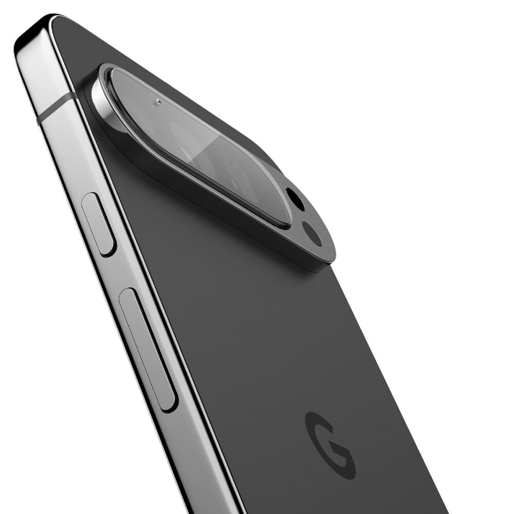 Set 2 protectii sticla camera foto Spigen Optik EZ FIT compatibil cu Google Pixel 9 Pro Crystal Clear