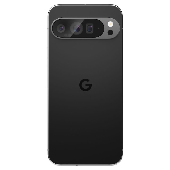 Set 2 protectii sticla camera foto Spigen Optik EZ FIT compatibil cu Google Pixel 9 Pro Crystal Clear