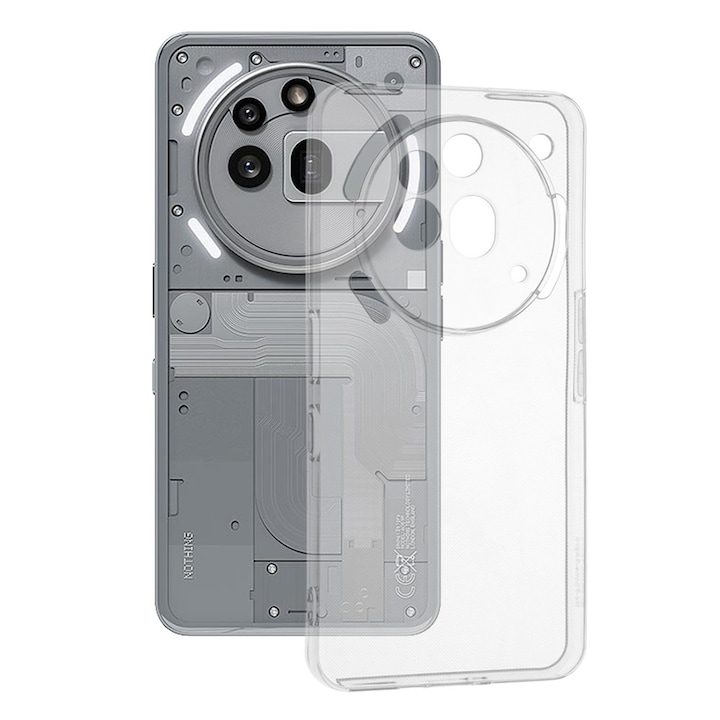Husa pentru Nothing Phone (3a) Pro Daden® Transparent Clear, Anti ingalbenire, Protectie ridicata, Transparenta