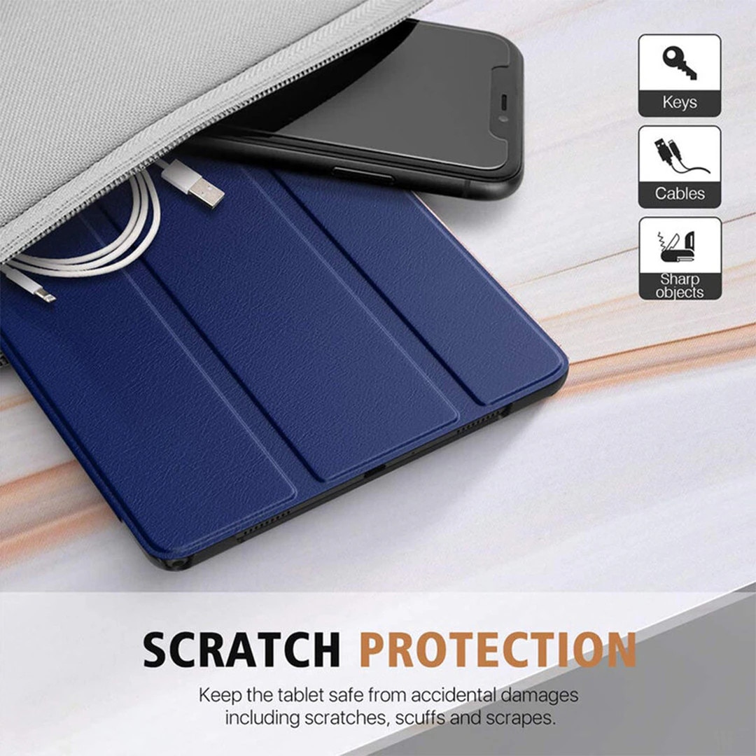 Husa tableta din piele pentru Lenovo Legion Tab Gen 3, Protectie Completa, Functie de Stand, Albastru