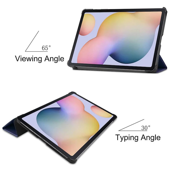 Husa tableta din piele pentru Lenovo Legion Tab Gen 3, Protectie Completa, Functie de Stand, Albastru