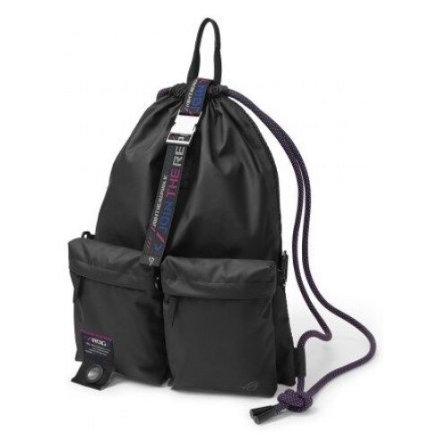 Geanta laptop, Asus, ROG Slash, Poliester, Negru