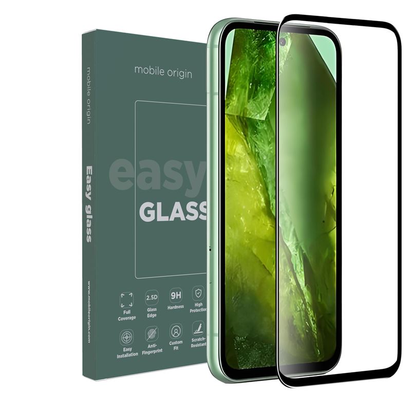 Folie sticla Mobile Origin EasyGlass compatibila cu Google Pixel 8a Black