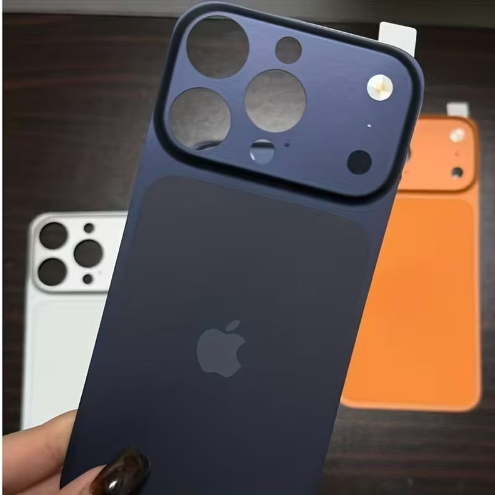 Folie spate telefon G-Tech pentru iPhone 16 Pro Max, transformare instantanee iPhone 17 Pro Max, Albastru, design ultra-subtire