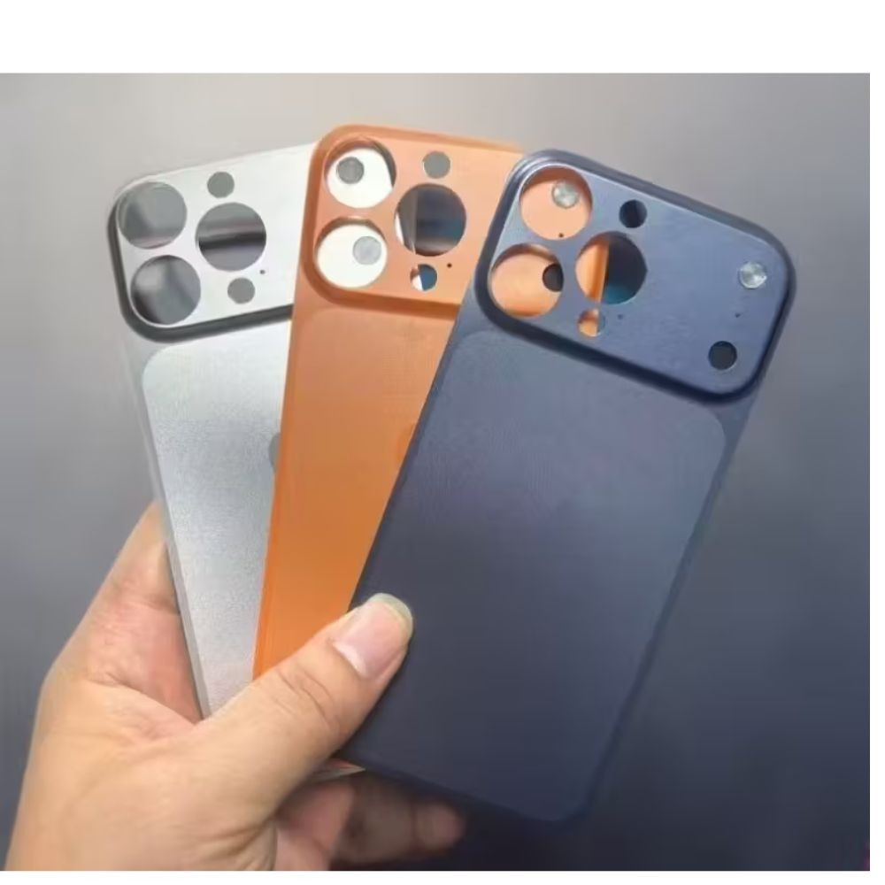 Folie spate telefon G-Tech pentru iPhone 16 Pro Max, transformare instantanee iPhone 17 Pro Max, Albastru, design ultra-subtire