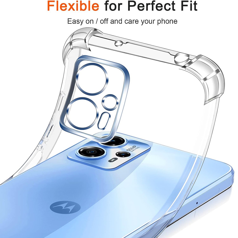 Husa pentru Motorola Moto G24 Power - Techsuit Shockproof Clear Silicone - Clear