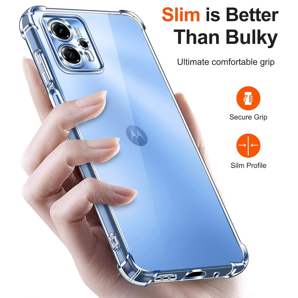Husa pentru Motorola Moto G24 Power - Techsuit Shockproof Clear Silicone - Clear
