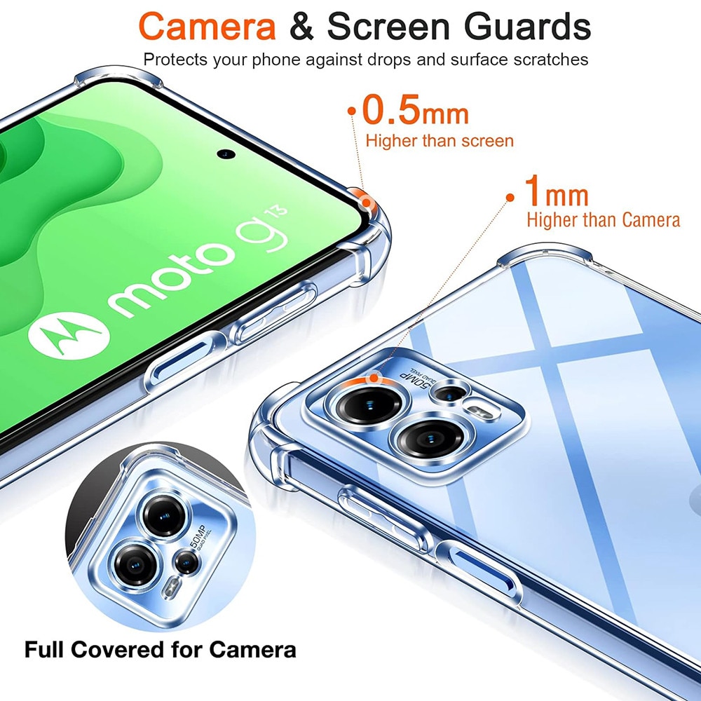 Husa pentru Motorola Moto G24 Power - Techsuit Shockproof Clear Silicone - Clear