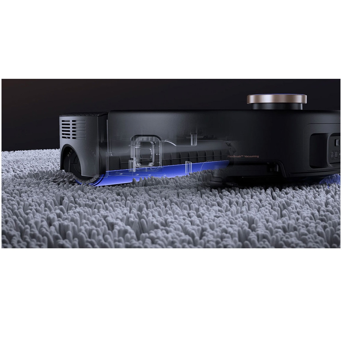 Robot aspirator si mop MOVA Z60 Ultra Roller Complete, 28.000Pa, auto-curatare, DuoBrush anti-incurcare, statie inteligenta, Negru