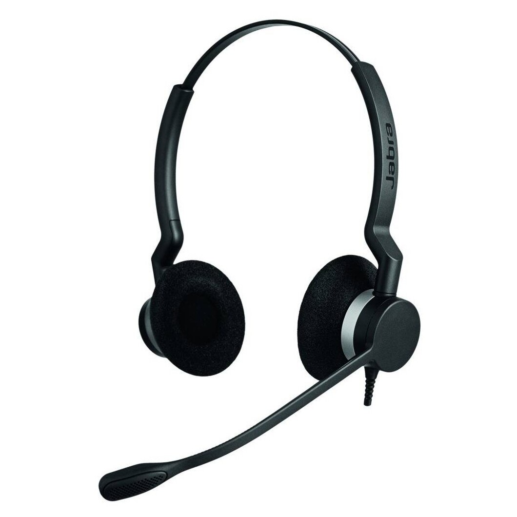 Casti BIZ 2300 QD, Jabra, Argintiu/Negru