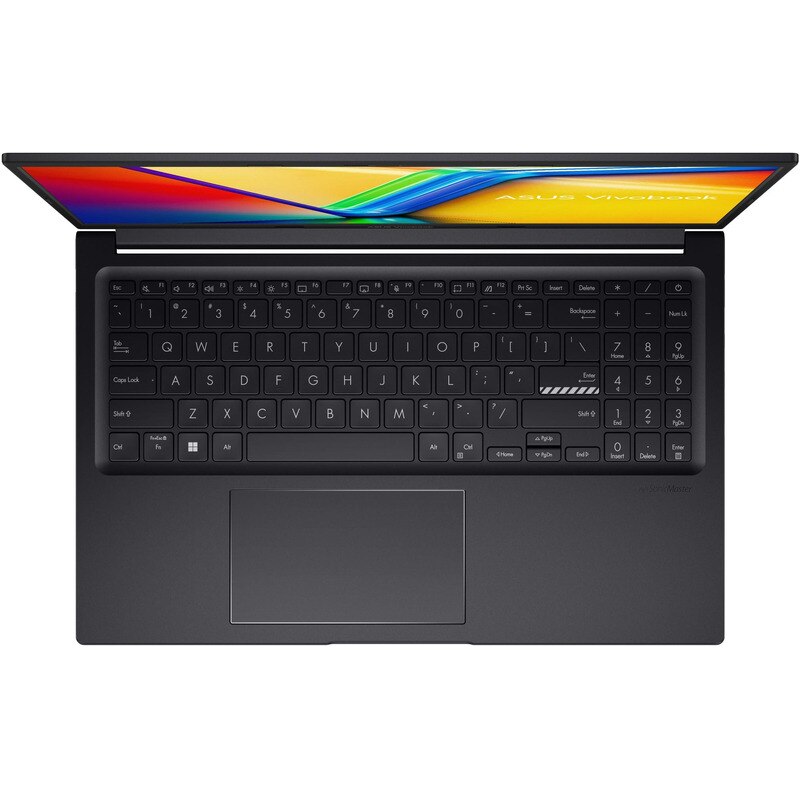 Laptop ASUS 15.6'' Vivobook 15X K3504, FHD, Procesor Intel® Core™ i5-1240P (12M Cache, up to 4.40 GHz), 12 cores, 40GB DDR4, 512GB SSD, Intel Iris Xe, No OS, Indie Black