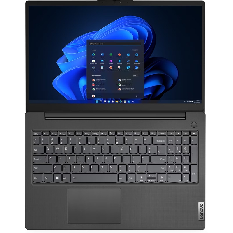 Laptop Lenovo V15 G4 ABP cu procesor AMD Ryzen™ 7 7730U pana la 4.5GHz, 8 cores, 15.6" Full HD, IPS, 40GB DDR4, 256GB SSD, Video Integrated AMD Radeon™ Graphic, No OS, Business Black