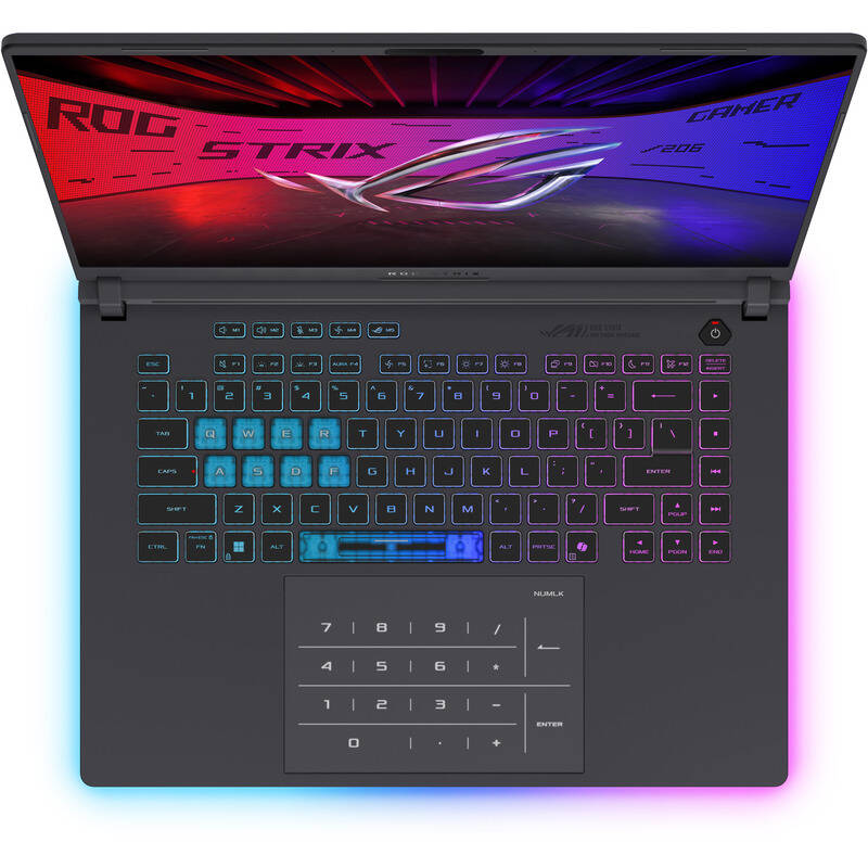 Laptop ASUS ROG Strix G16 2.5K 16 inch Intel Core Ultra 7 255HX 32GB 1TB SSD RTX 5050 Free Dos Eclipse Gray