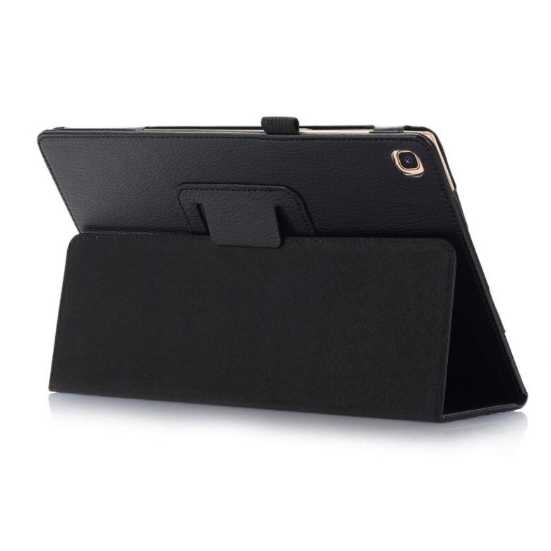 Husa tableta, Piele ecologica, Compatibila cu Samsung Galaxy Tab A7, Negru