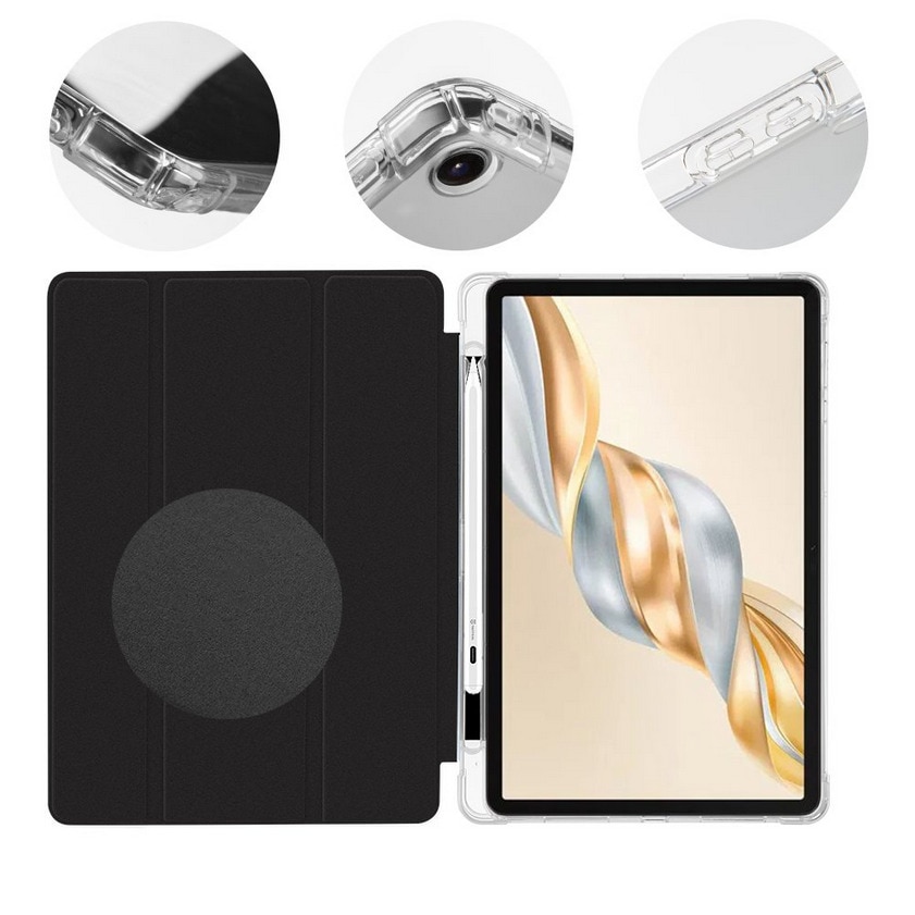 Husa Honor Pad X9a (11,5 inch) pentru tabletă, cu spate transparent, cu suport pentru creion