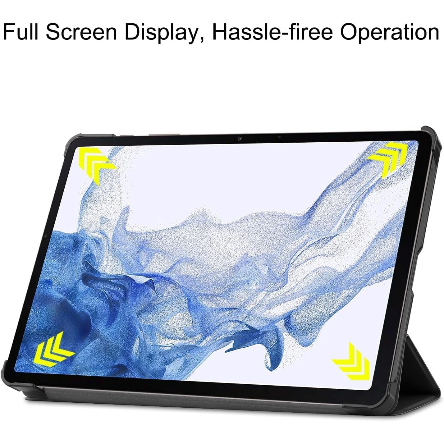 Husa pentru Samsung Galaxy Tab S10 FE 10.9 inch tip stand functie sleep/wake-up protectie 360 - Negru