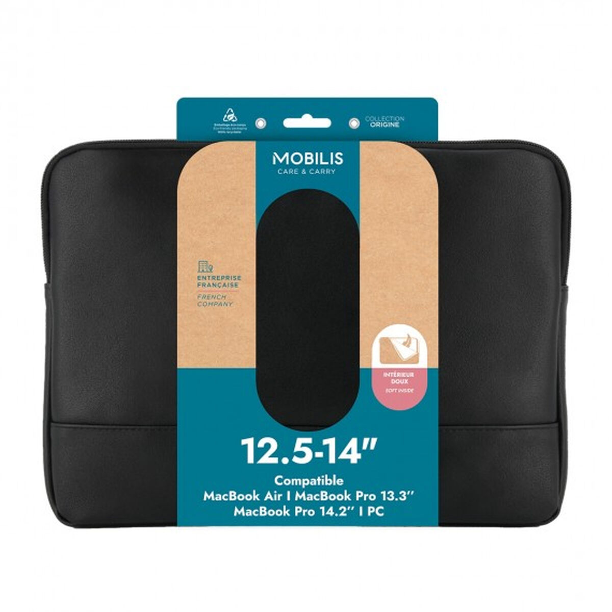 Rucsac laptop Mobilis, 14", negru, unisex