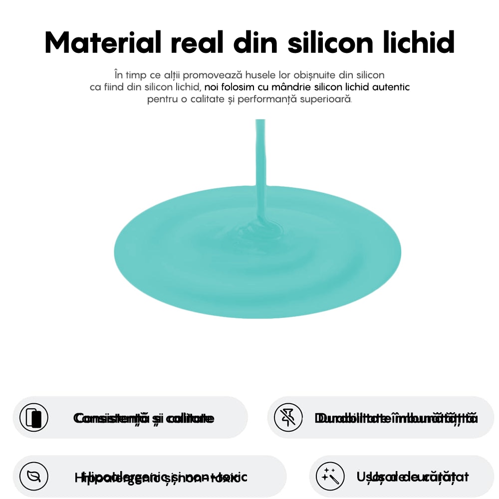 Husa CASEY STUDIOS™ compatibila cu iPhone 16, Soft Silicone Premium, Microfibra in Interior, Turcoaz, de Protectie, Ultra Slim, pentru Incarcare Wireless, Margini Ridicate de Protectia Ecranului si a Camerelor