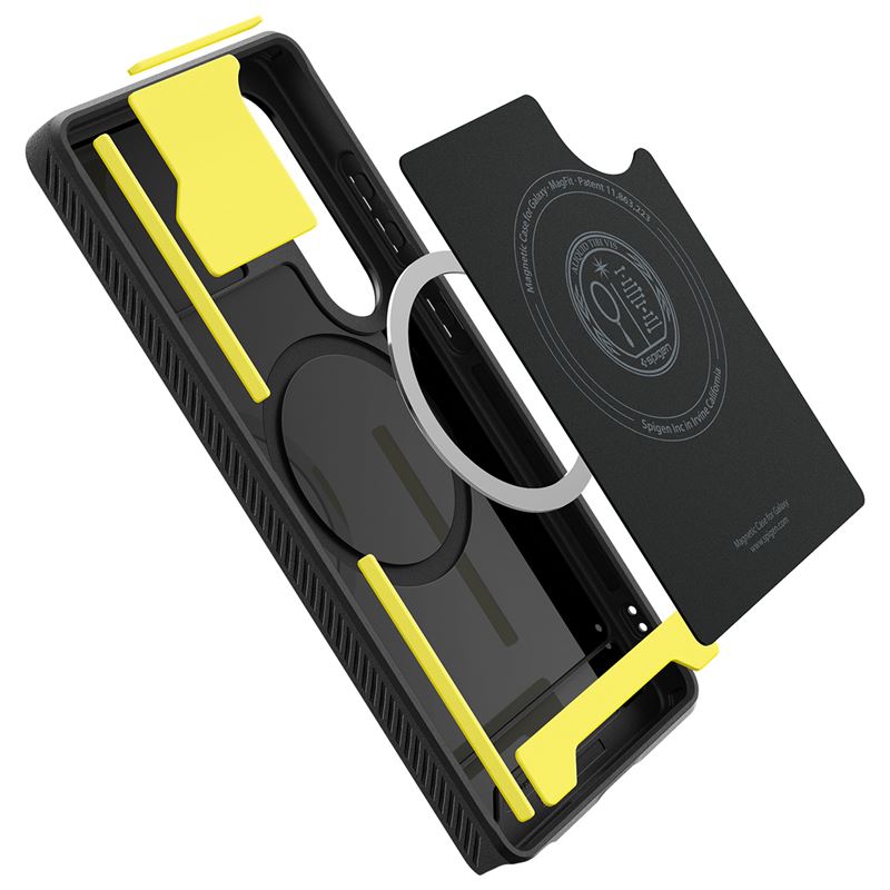 Husa pentru Samsung Galaxy S25 Ultra - Spigen Rugged Armor MagSafe - Matte Black