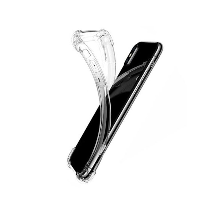 Husa AntiDrop, pentru Xiaomi Redmi 13C, Silicon cu colturi AntiShock, Transparenta