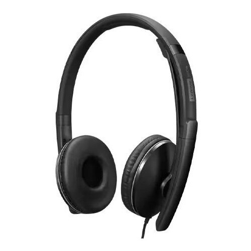 Casti cu fir Lenovo ANC Gen 2, microfon, USB-C, 1,7m, negru