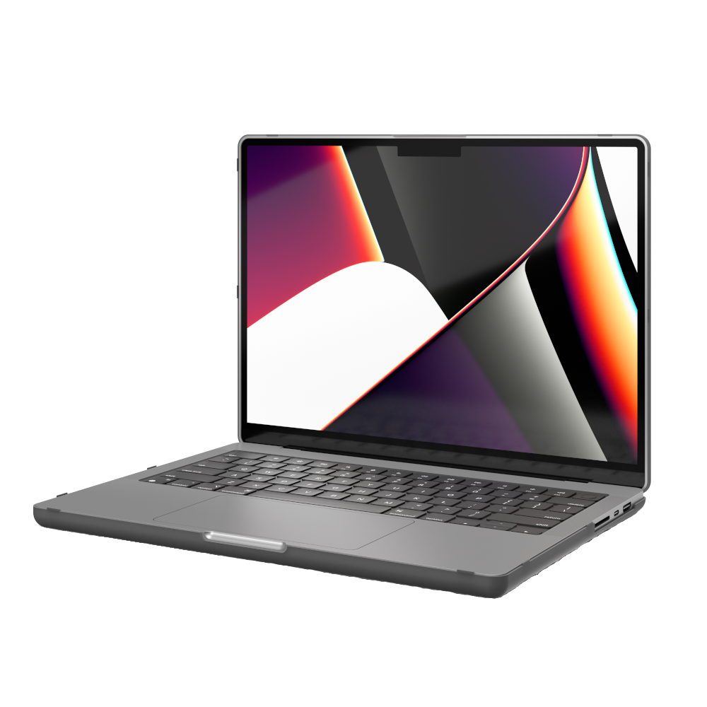 Etui ultracienki Next One Safeguard pentru MacBook Pro 14", poliweglan, transparent, 1,1mm