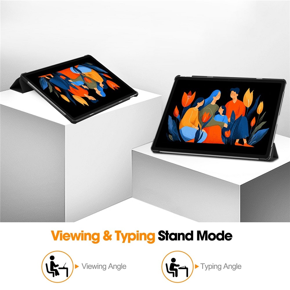Husa pentru tableta Lenovo Idea Tab Plus 12.1, Accesorio Fold Pro, Negru