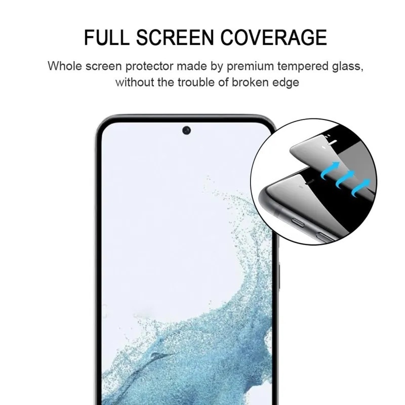 Folie sticla MatTech, Compatibila cu Samsung Galaxy S25 Edge, Lipire pe Toata Suprafata, 9H Protection Technology, Claritate Premium Full HD, Full Glue, Margini Negre