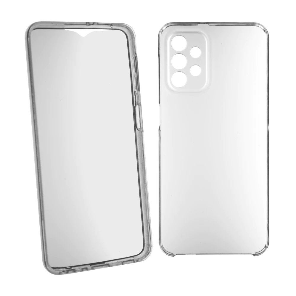 Husa 360 compatibila cu Samsung Galaxy A53 5G V2 Transparent fata+spate