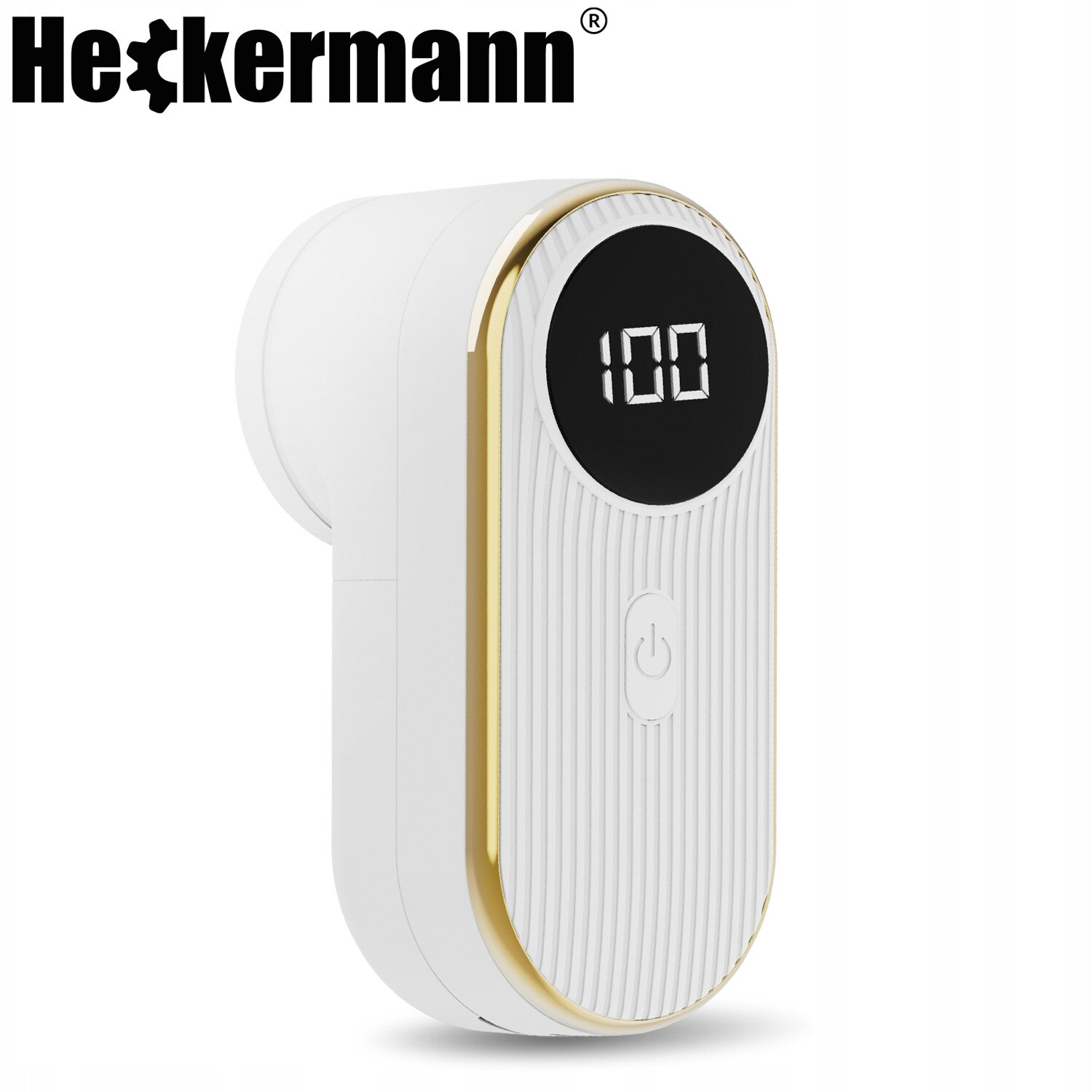 Aparat de scame pentru haine Heckermann X5, 6 lame, alb, USB-C