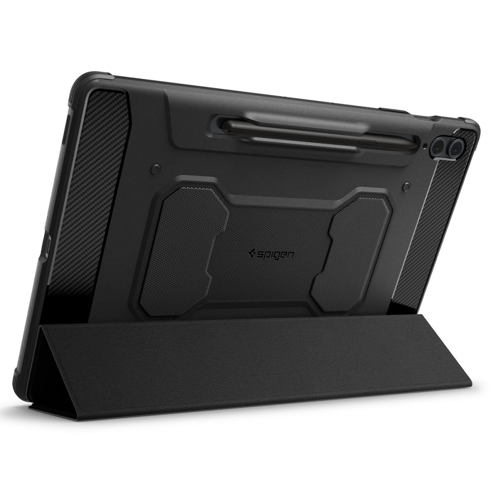 Husa Spigen Rugged Armor Pro compatibila cu Samsung Galaxy Tab S9 FE Plus 12.4 inch Black