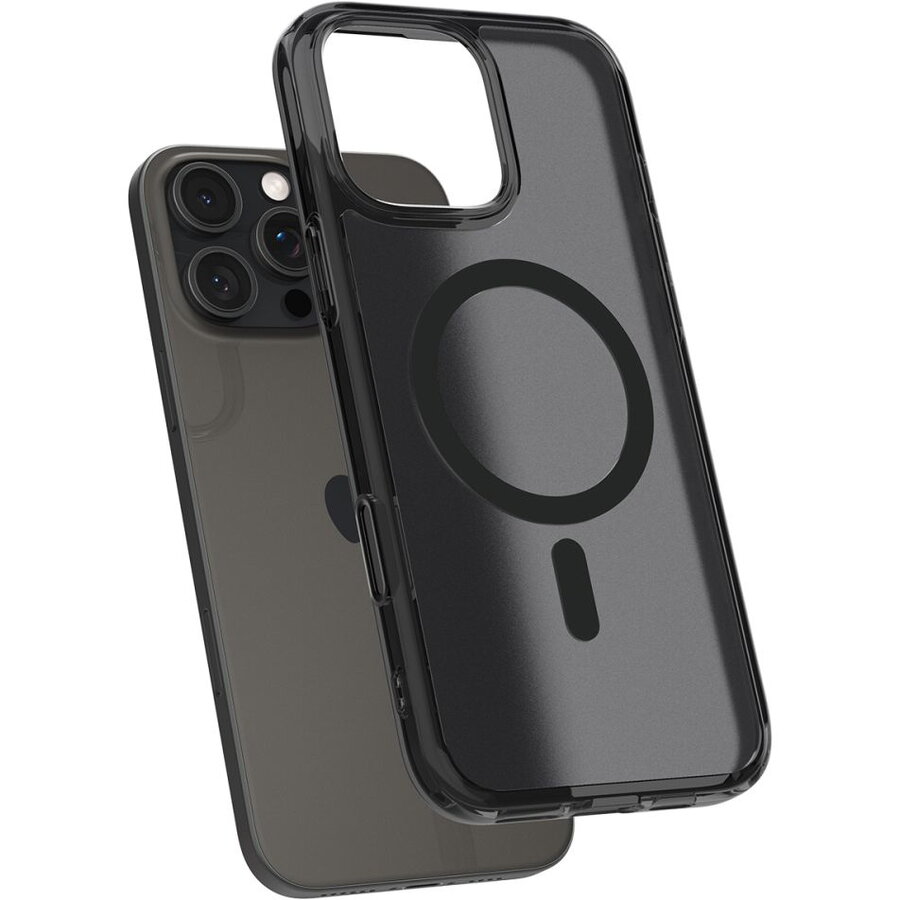 Carcasa Spigen Ultra Hybrid T MagSafe compatibila cu iPhone 16 Pro Frost Black
