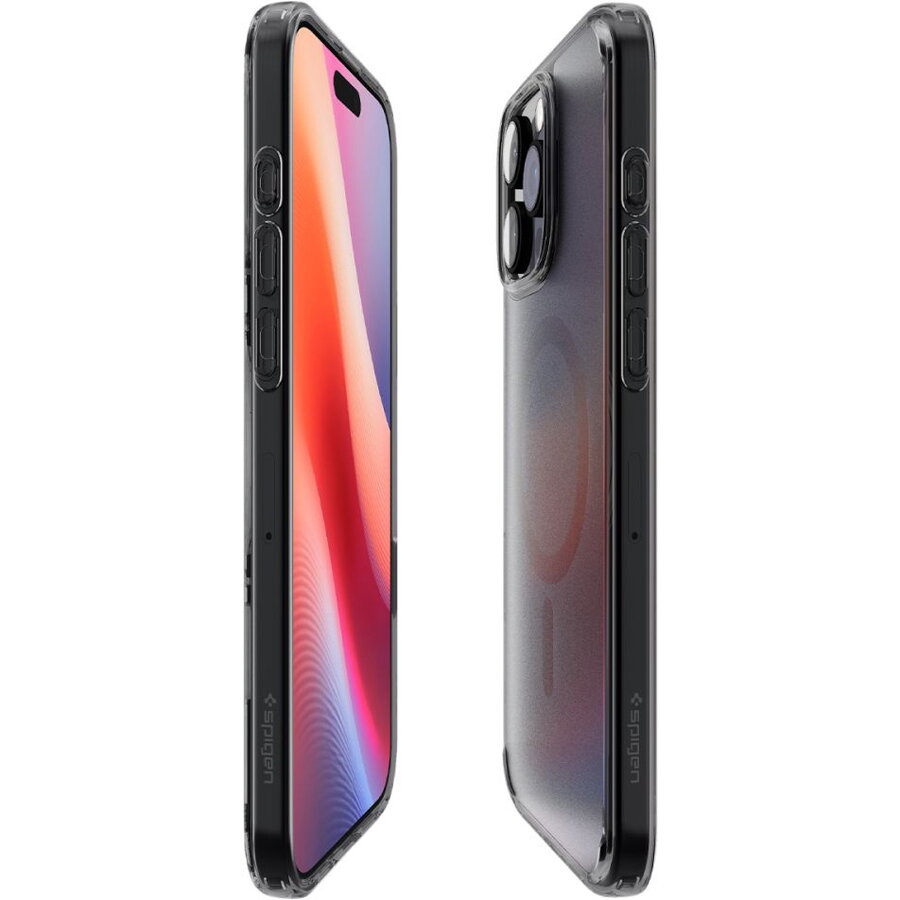 Carcasa Spigen Ultra Hybrid T MagSafe compatibila cu iPhone 16 Pro Frost Black