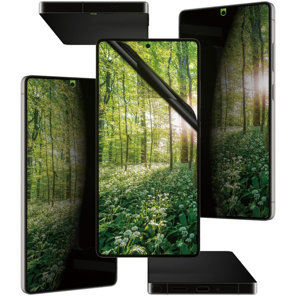 Folie de protectie PanzerGlass ECO MATRIX Privacy cu aplicator pentru Samsung Galaxy S25 Ultra , Negru