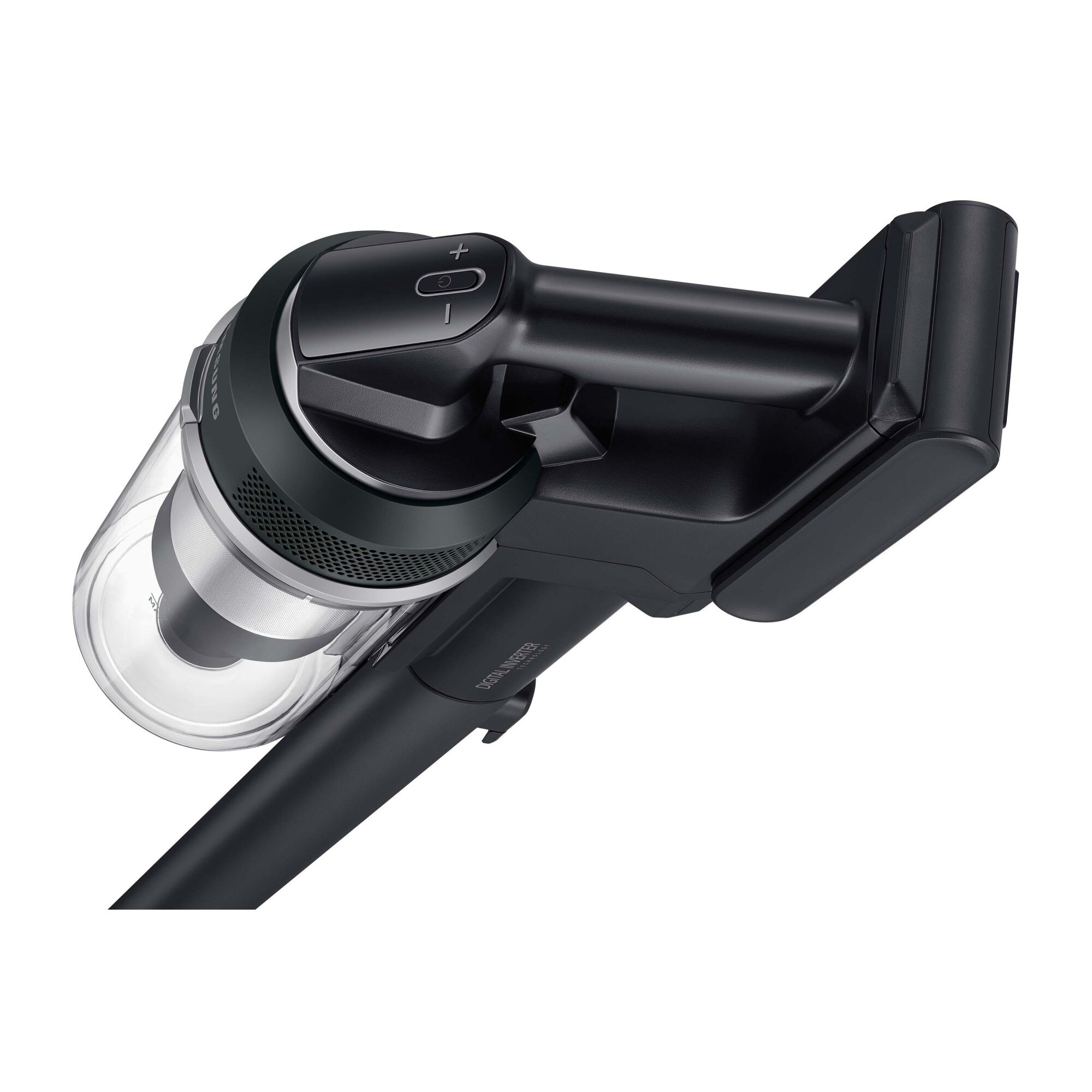 Aspirator Samsung Jet Dual Brush, 210 W, 580 W, negru cromat, 250x930x202 mm, set cu accesorii