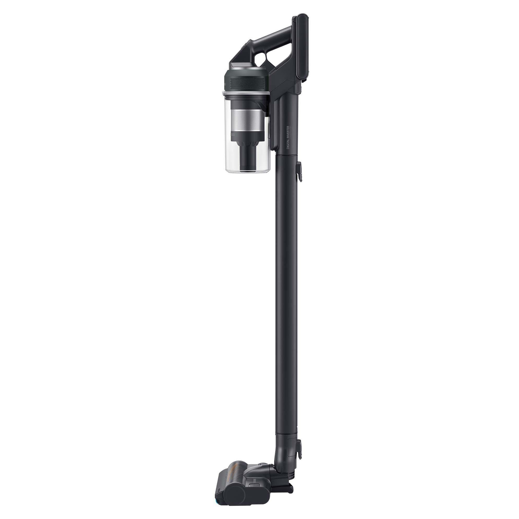 Aspirator Samsung Jet Dual Brush, 210 W, 580 W, negru cromat, 250x930x202 mm, set cu accesorii